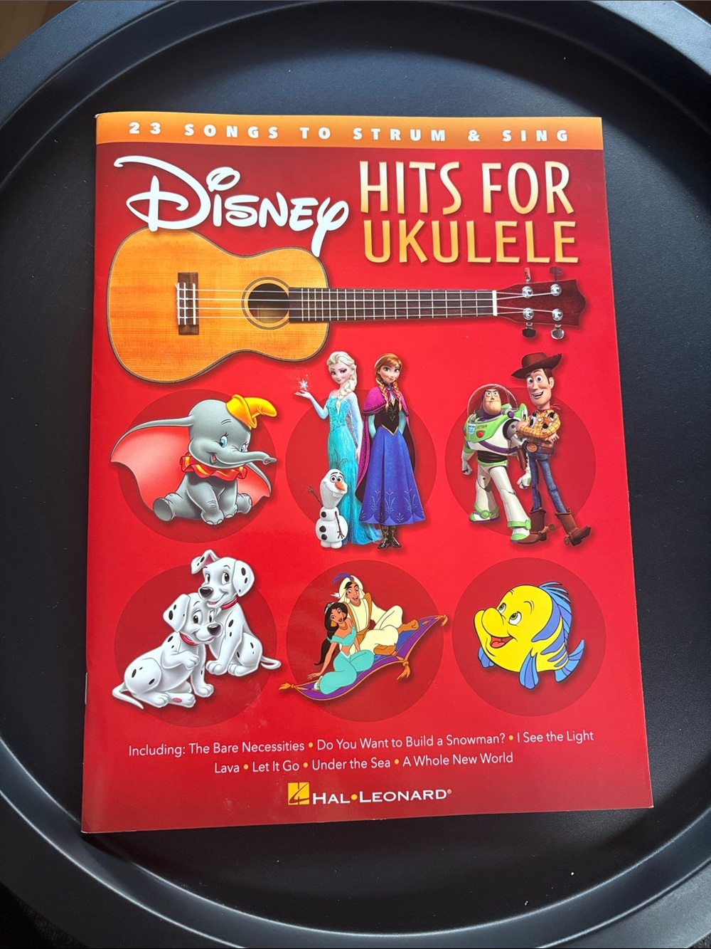 Disney Hits for Ukulele - Red and Gold Cover